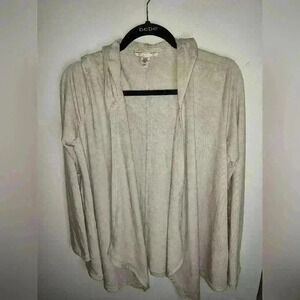 Victoria secret cream soft cardigan size m #72